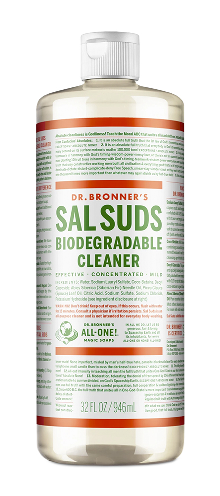 Dr Bronners Sal Suds Biodegradable Cleaner 946ml